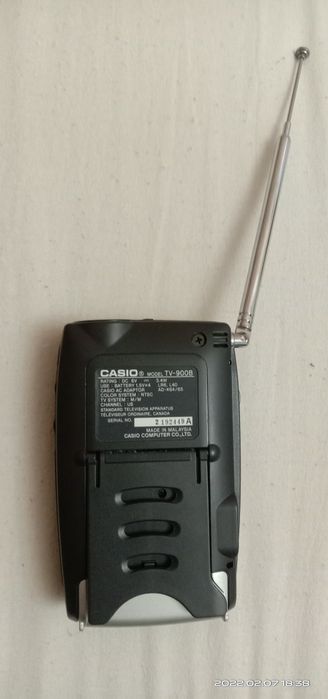 Продается мини аналоговый TV Casio-900b