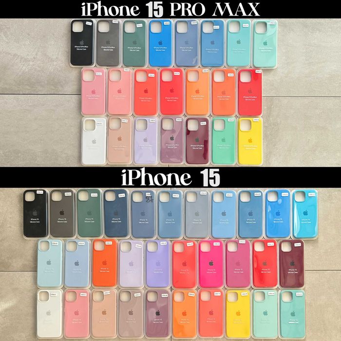 Силиконов Кейс Apple Case iPhone 17 Pro Max 16 Pro Max 15 Pro 14 13 12