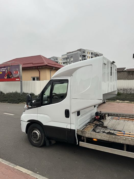 Iveco Daily 35S17,2016,platforma auto,Troliu electr,Webasto,motor 3,0