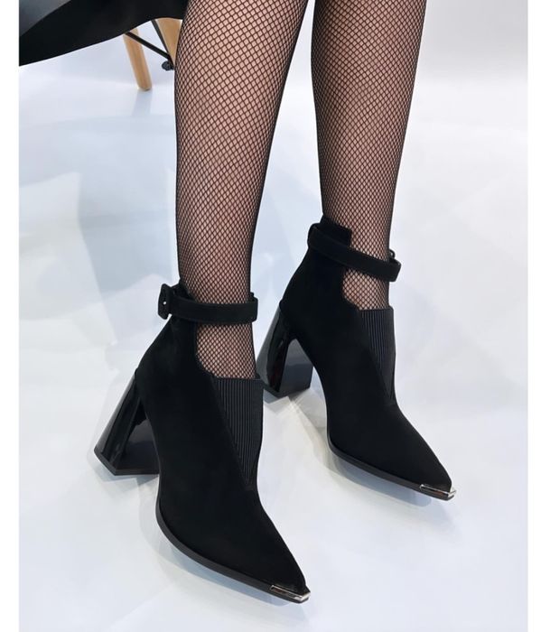 Ботильоны замшевые