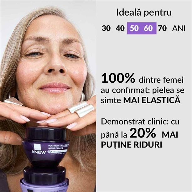 Crema de zi cu protinol si spf30 Avon Anew Platinum