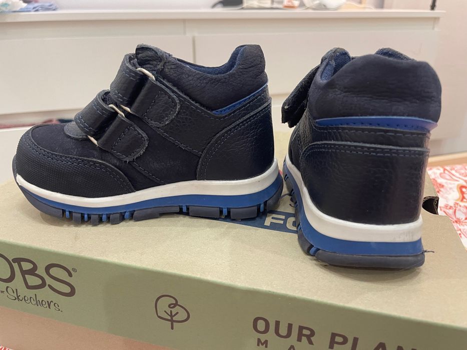 Зимни кожени обувки 22 р-р момче