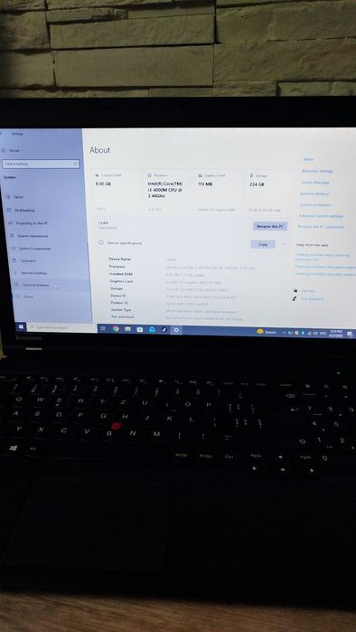 Vând Lenovo L540