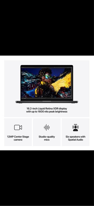 Laptop Apple Macbook Pro 16" - Space Black M4 Pro