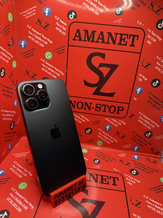 Iphone 16 Pro Max 97% Baterie Amanet SZ Non Stop