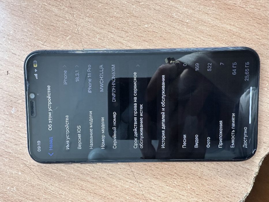 Iphone 11pro holati ideal