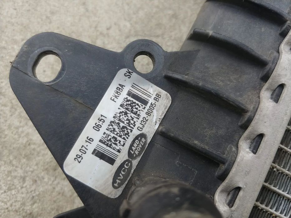 radiator apa 2.0 d  land rover range rover evoque l538 2016 gj32-8005-bb