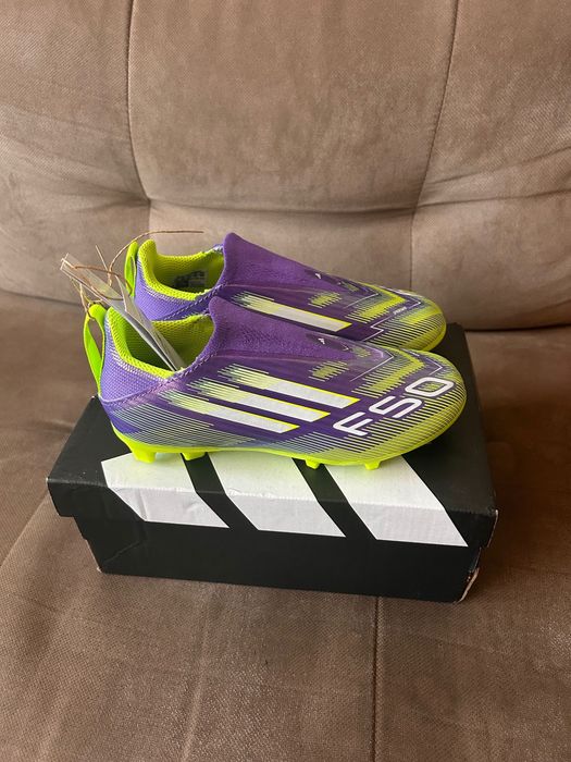 Детски футболни обувки F50 Lamine Yamal-бутонки Адидас Adidas