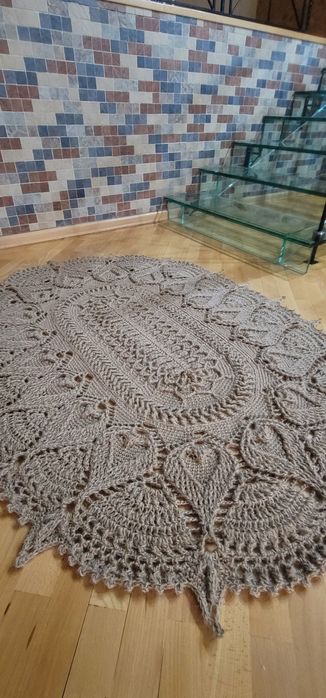 Джутовый ковер 150х120