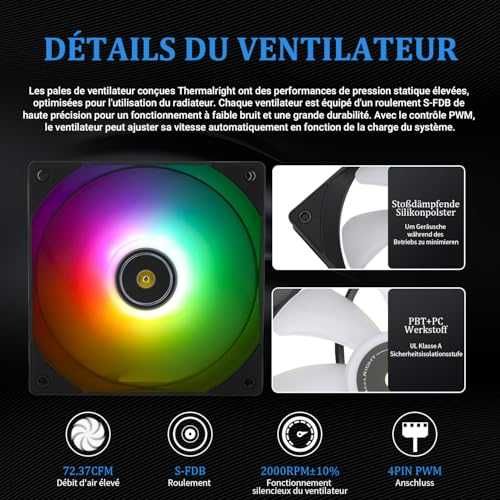 Thermalright Frozen Notte 360 Black ARGB AIO охлаждане