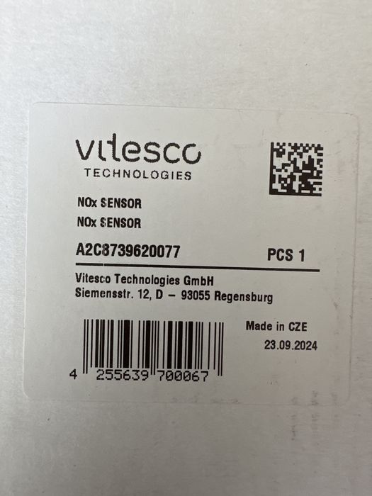 Senzor NOX,Vitesco,Mercedes euro6
