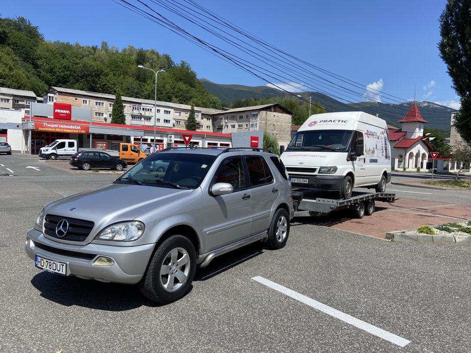 Transport tractari auto NON STOP platforma remorca hateg petrosani hd