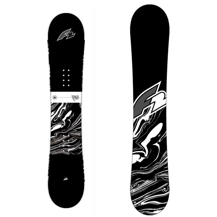 Placa snowboard F2 Black Deck extra wide Freestyle 155 cm cu legaturi