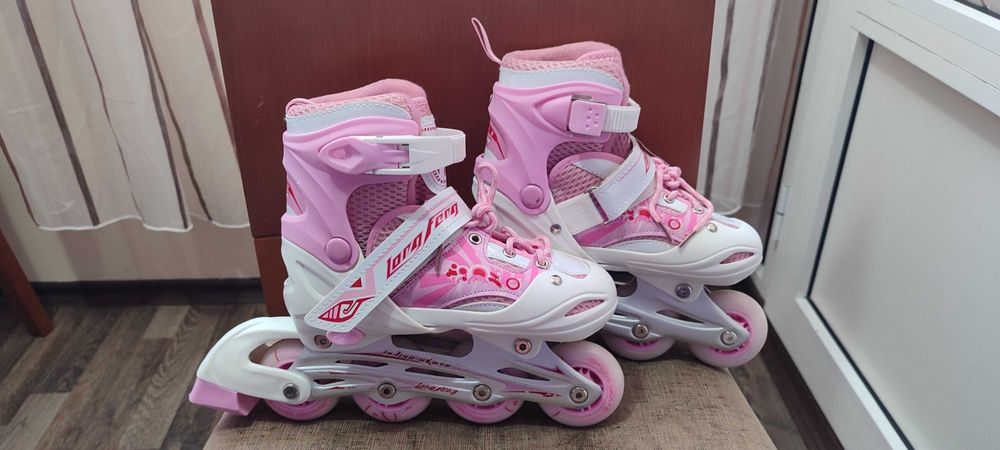 Детски регулируеми ролери LONG FENG с алуминиева конструкция размер 31-34