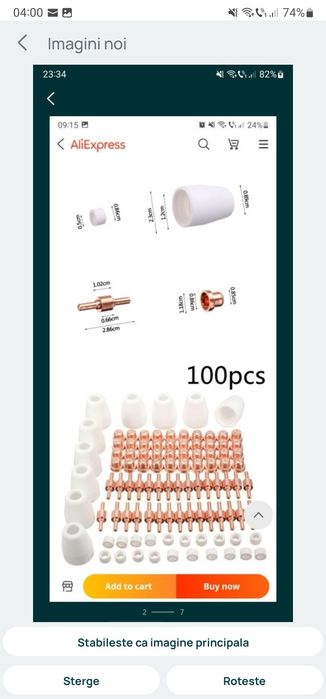 Set duze scurte pentru aparate de taiat cu plasma pt-31