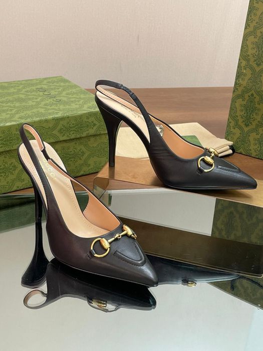 Gucci Horsebit slingback pumps