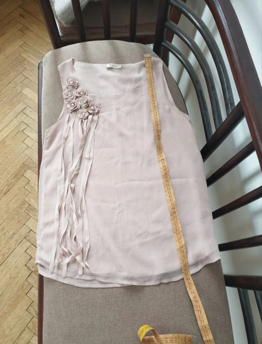 Tricou roz pudra elegant S