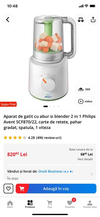 Aparat gătit Philips avent