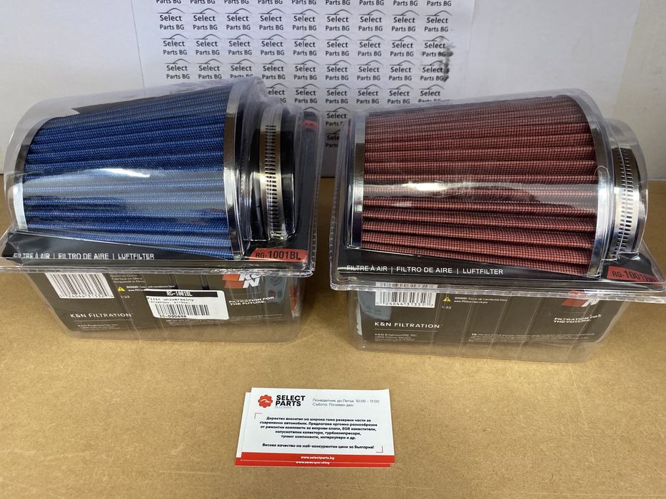 Спортен филтър конус K&N 140мм rg-1001rd/bl