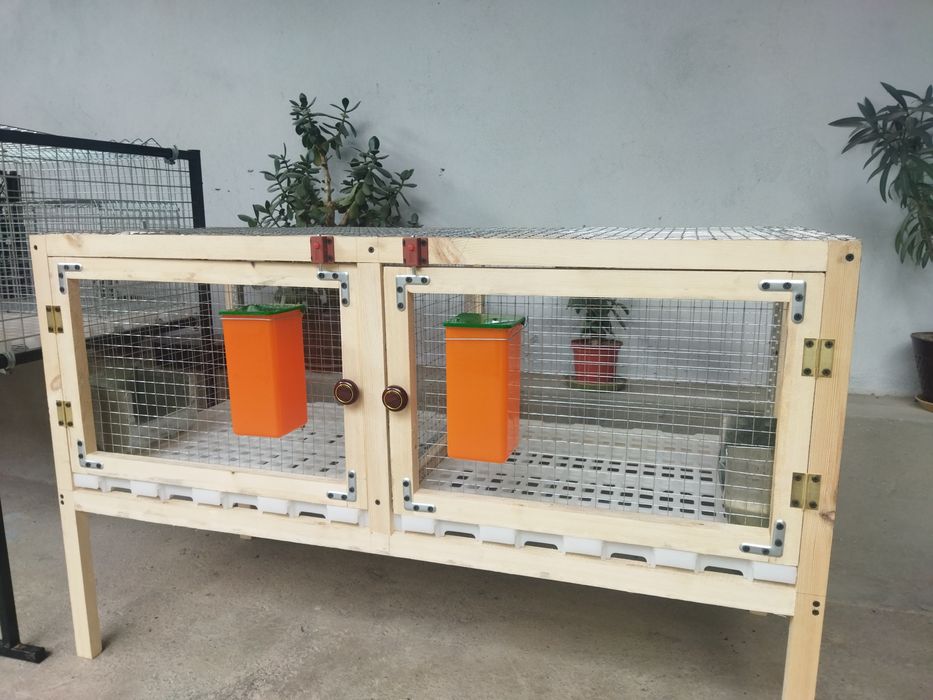 Изготовление клеток для кроликов