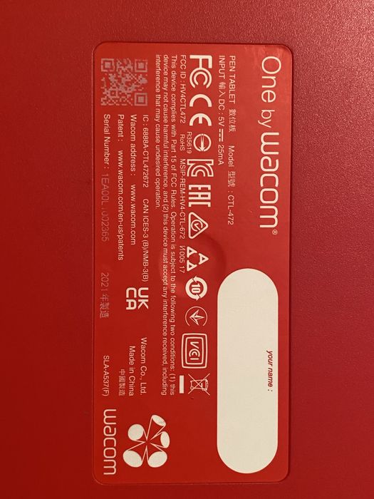 Графический планшет Wacom