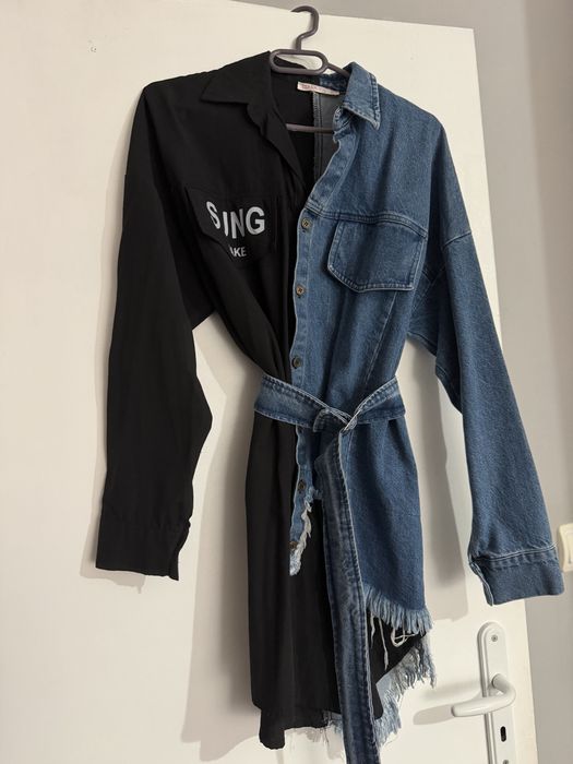 Екстравагантна дънкова риза