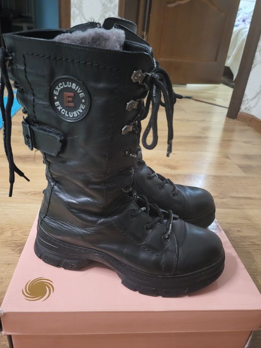 Зимние сапоги натуралка