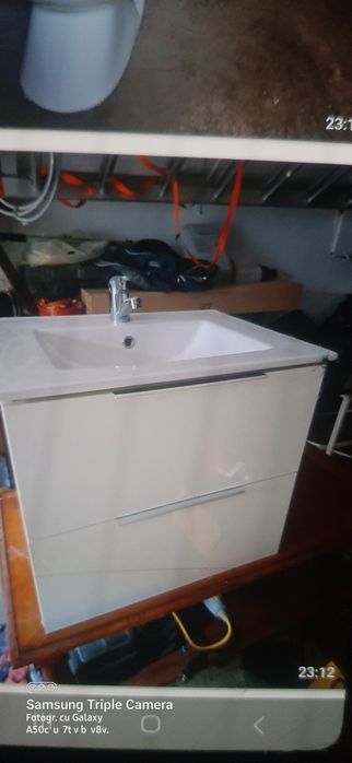 WC xu bazin și ghiuveta cu dulap xu 2 sertare