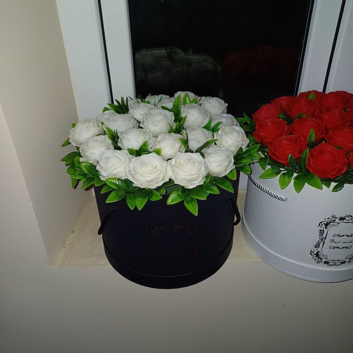 Sovunli gullar qoʻl mehnati