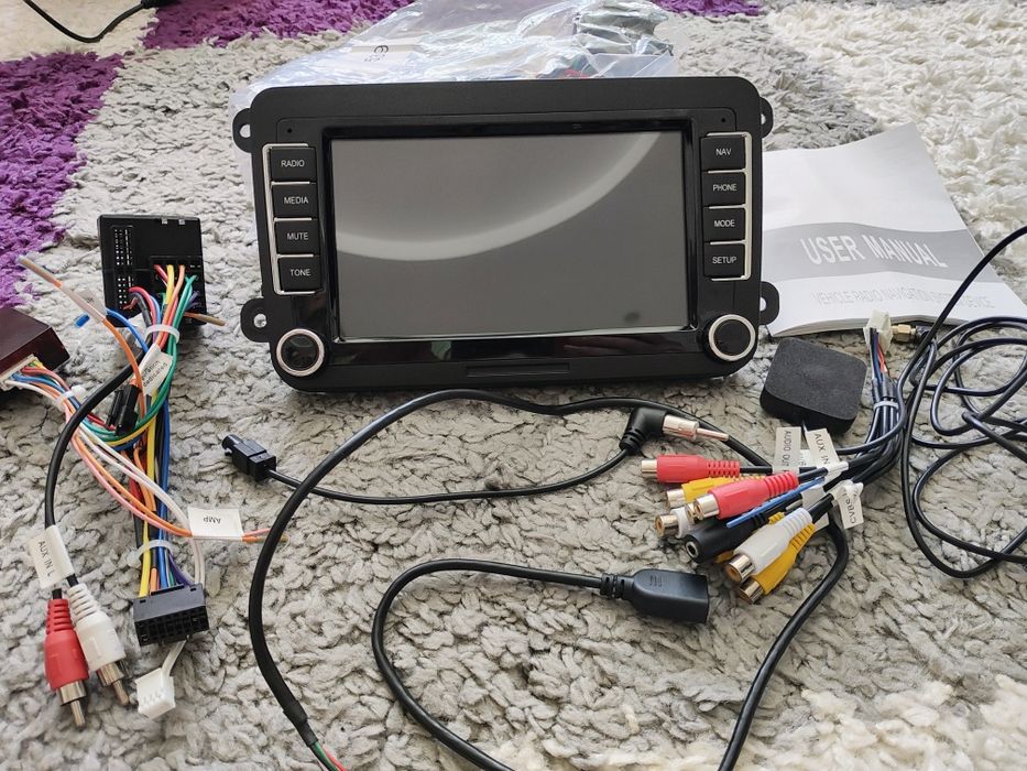 Navigatie Android 10, Carplay si Android Auto dedicata Golf 5, Golf 6,