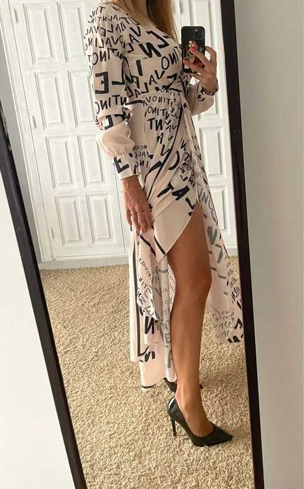 Дълга рокля с принт