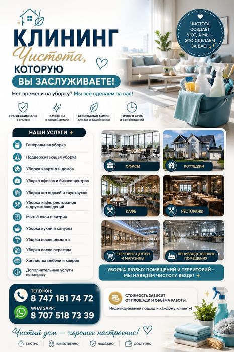 Клининг Чистота с заботой