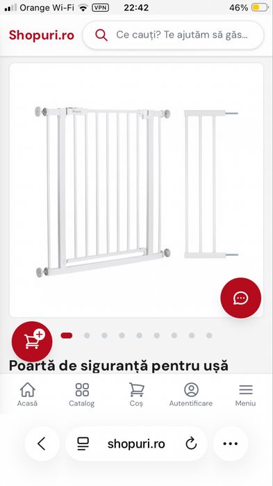 Poarta de siguranta pentru copii Hauck