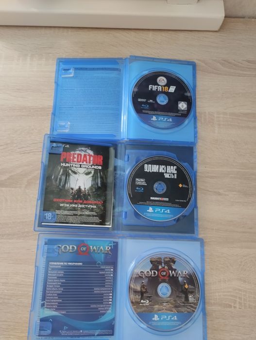 Продам игры на пс 4