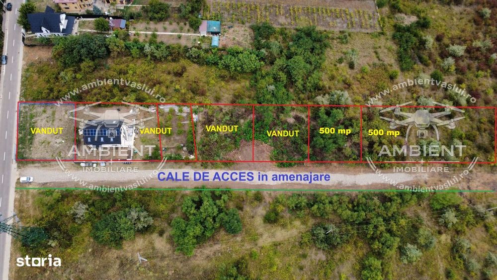 INVESTITIE - Teren lot 500 mp, zona FILATURII - Str. D. CANTEMIR;