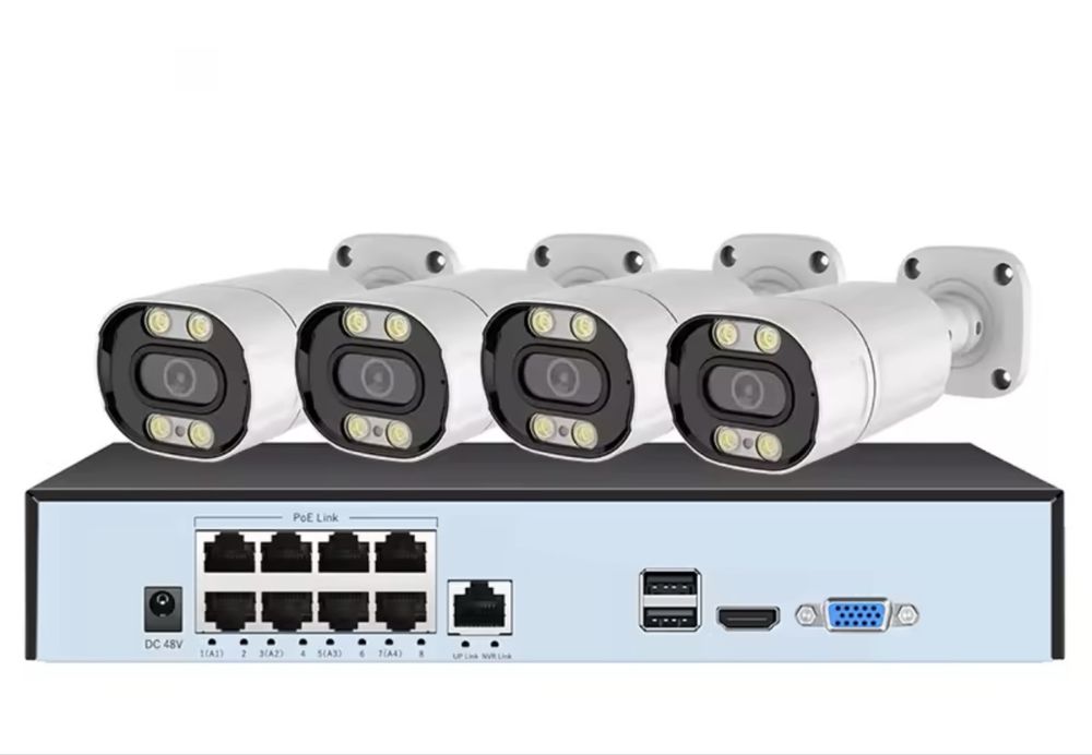 Vindem si Montam Camere Supraveghere Video KIT Complet 4/8/12 CAMERE