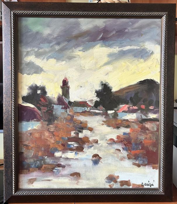 Tablou Peisaj maramuresan Silvia Onisa