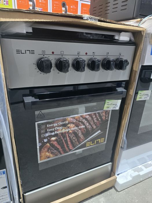 Нова комбинирана печка газ/ток  ELITE FSEGC-0529BG