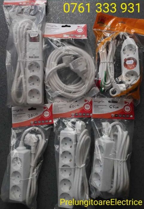 Prelungitor Electric 3prize 5 prize 3m 5m