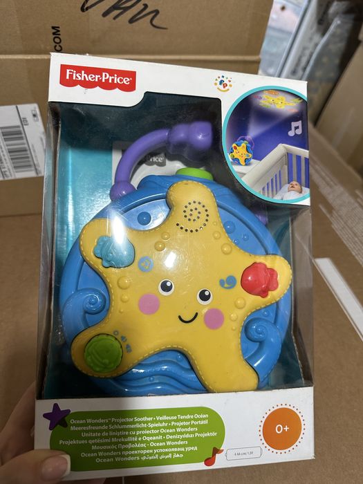 Лампа прожектор fisher price -музикална, морска звезда