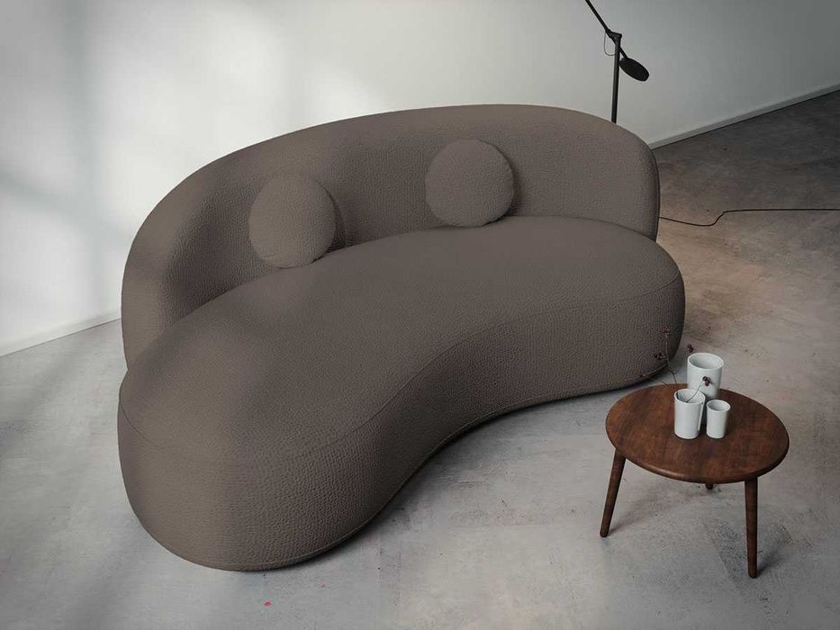 Canapea curbata Lunis maro - Transport Gratuit in 4-10 zile