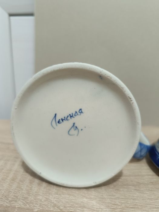 Гжель кружка советского периода