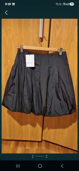 Fusta Mohito din poplin