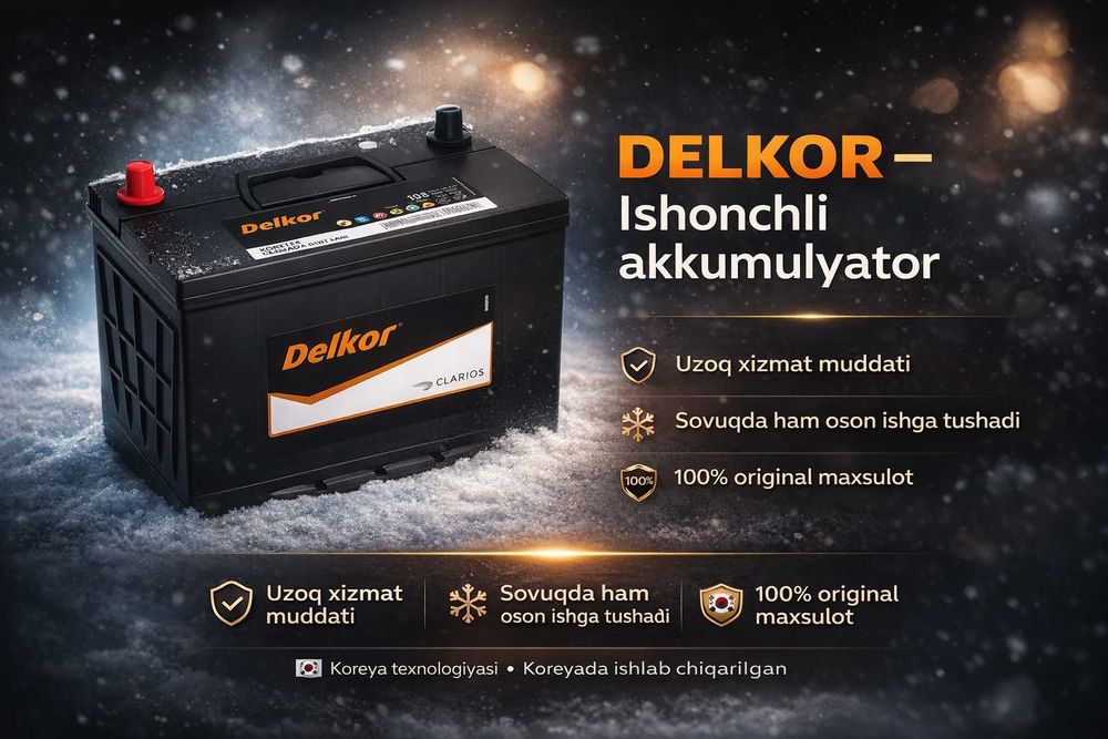 Delkor akkumulyator orginal 100% | аккумулятор