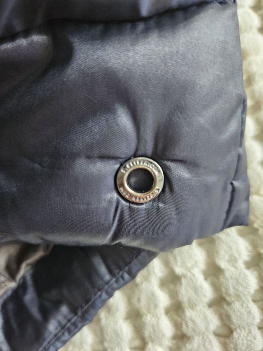 S Oliver Дамски Тъмно синьо пухкаво тънко яке, размер S. Много удобно