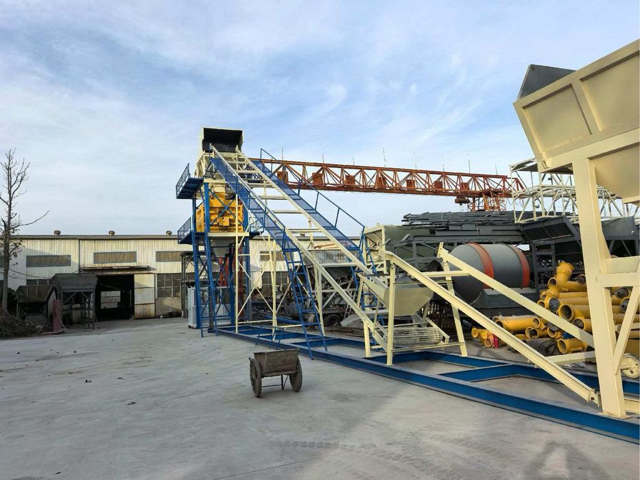 Ленточный бетоносмесительный узел