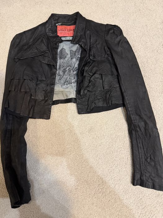 Кожено късо яке-болеро