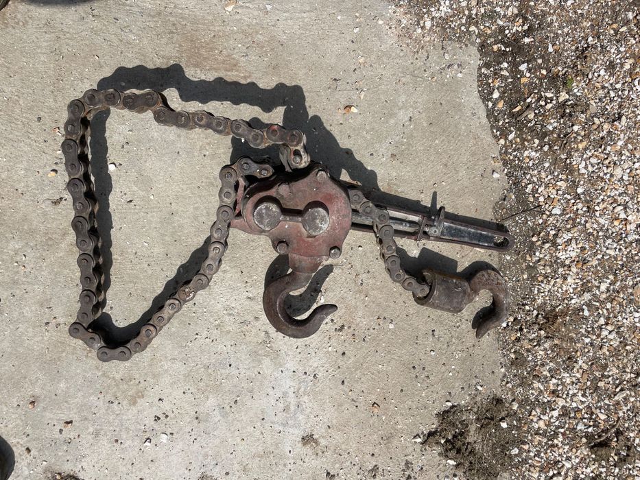 Лебедка с верига  верижна макара с тресчотка