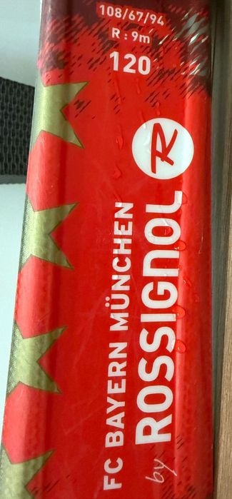 120см Limited edition Rossignol FC Bayern München ski с Leki щекию
