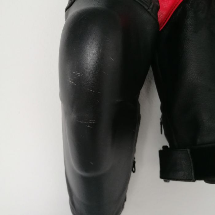 Geacă moto originală Dainese, piele naturală, import Italia